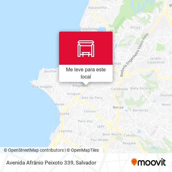 Avenida Afrânio Peixoto 339 mapa