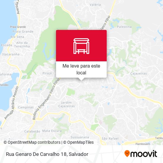 Rua Genaro De Carvalho 18 mapa