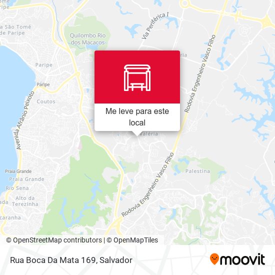 Rua Boca Da Mata 169 mapa