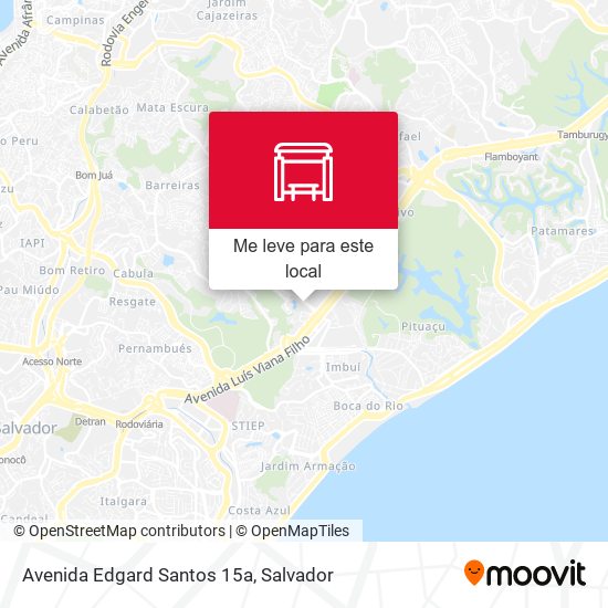 Avenida Edgard Santos 15a mapa