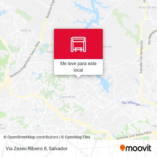Via Zezeu Ribeiro 8 mapa