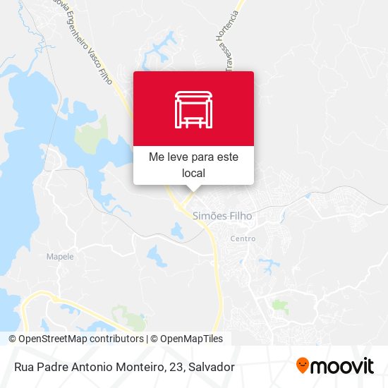 Rua Padre Antonio Monteiro, 23 mapa