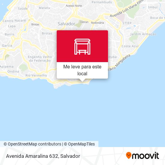 Avenida Amaralina 632 mapa