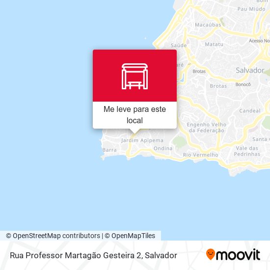 Rua Professor Martagão Gesteira 2 mapa