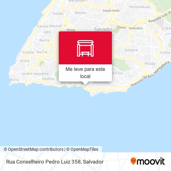 Rua Conselheiro Pedro Luiz 358 mapa