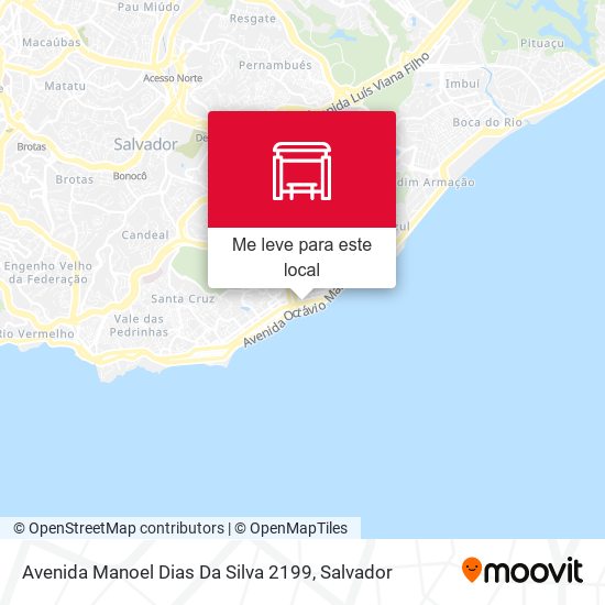 Avenida Manoel Dias Da Silva 2199 mapa
