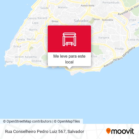 Rua Conselheiro Pedro Luiz 567 mapa