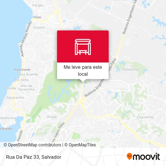 Rua Da Paz 33 mapa