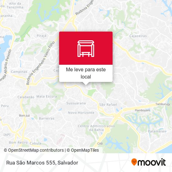 Rua São Marcos 555 mapa
