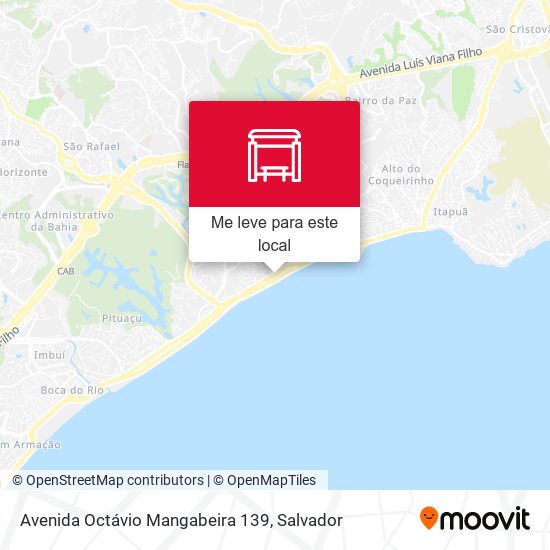 Avenida Octávio Mangabeira 139 mapa