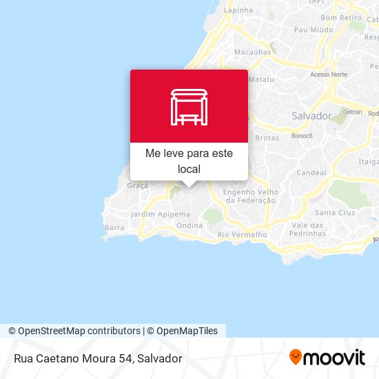 Rua Caetano Moura 54 mapa