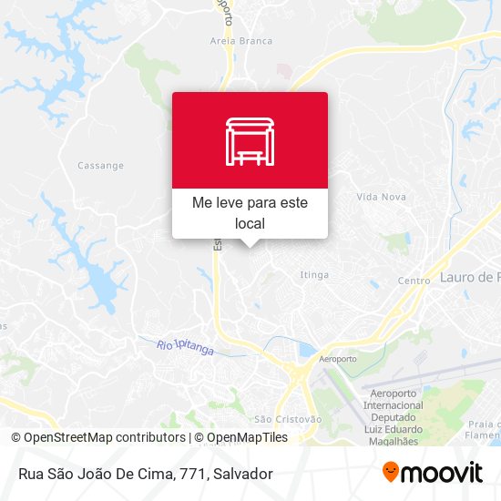 Rua São João De Cima, 771 mapa