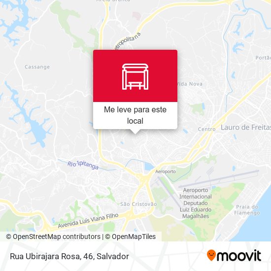 Rua Ubirajara Rosa, 46 mapa