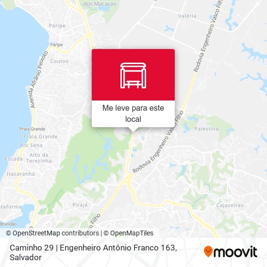 Caminho 29 | Engenheiro Antônio Franco 163 mapa