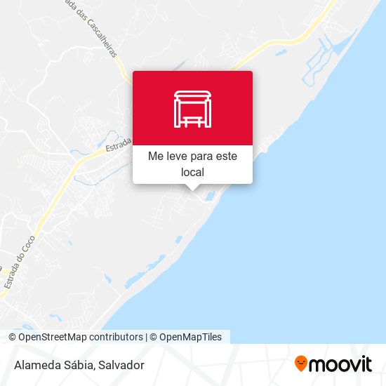 Alameda Sábia mapa