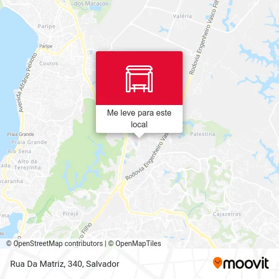 Rua Da Matriz, 340 mapa