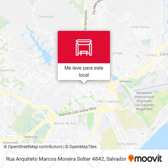 Rua Arquiteto Marcos Moreira Solter 4842 mapa