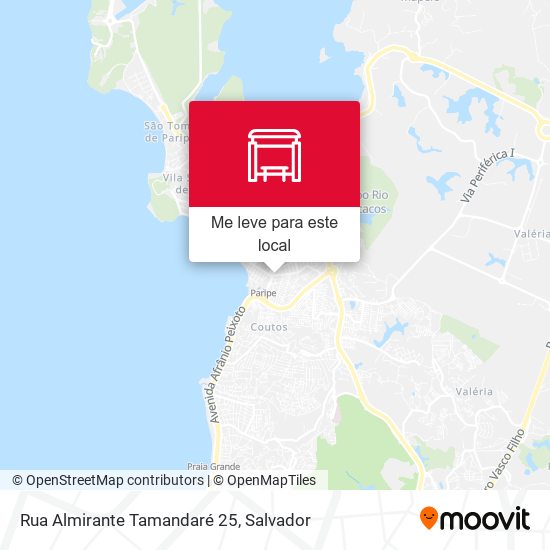 Rua Almirante Tamandaré 25 mapa
