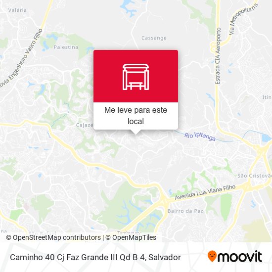 Caminho 40 Cj Faz Grande III Qd B 4 mapa