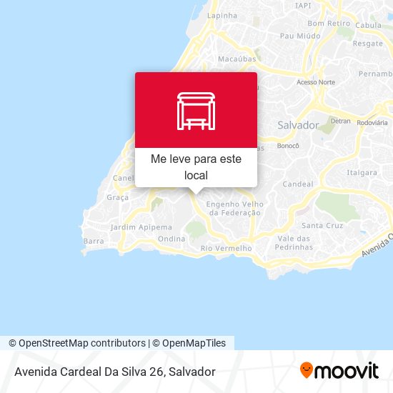 Avenida Cardeal Da Silva 26 mapa
