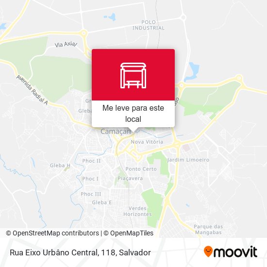 Rua Eixo Urbâno Central, 118 mapa