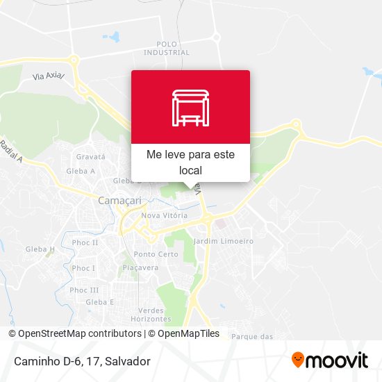 Caminho D-6, 17 mapa