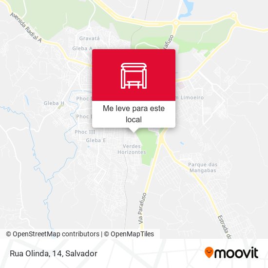 Rua Olinda, 14 mapa