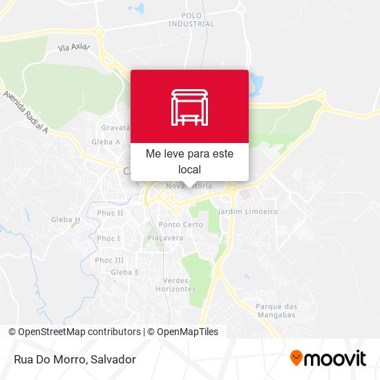 Rua Do Morro mapa
