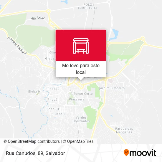 Rua Canudos, 89 mapa