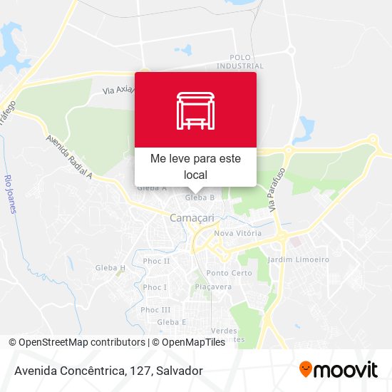 Avenida Concêntrica, 127 mapa