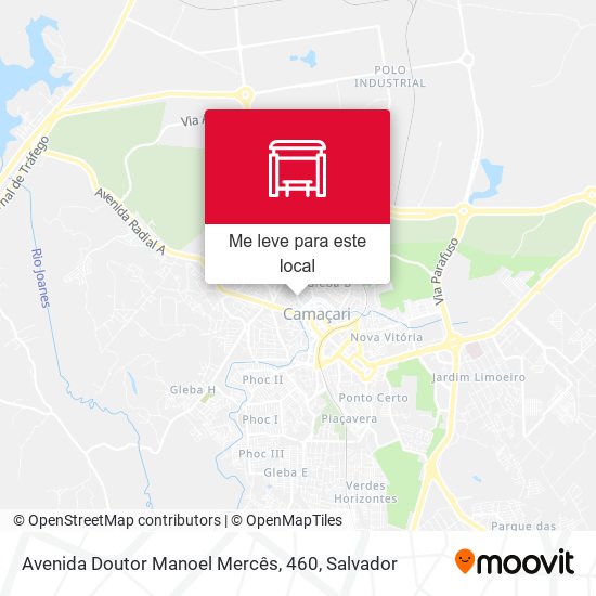 Avenida Doutor Manoel Mercês, 460 mapa