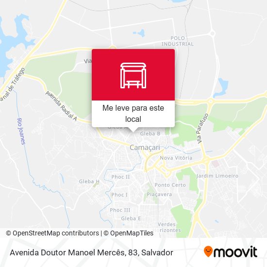 Avenida Doutor Manoel Mercês, 83 mapa