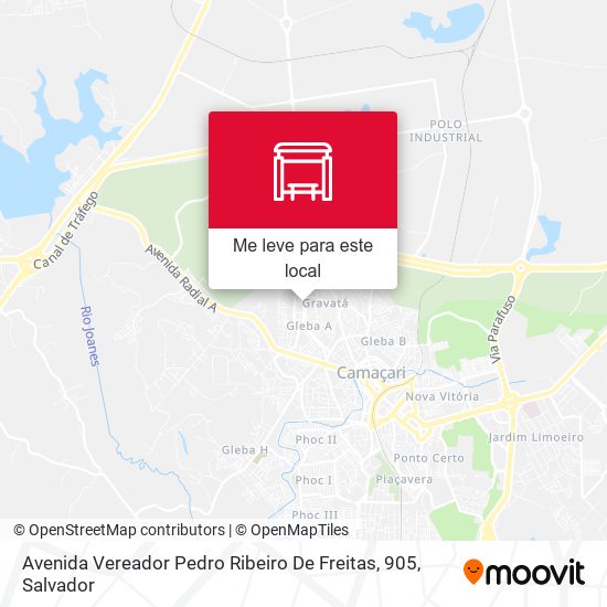 Avenida Vereador Pedro Ribeiro De Freitas, 905 mapa