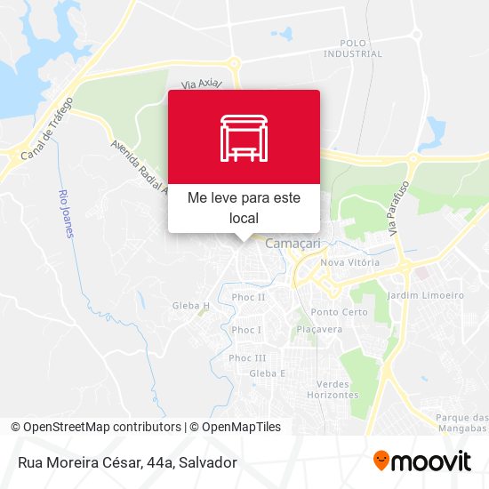 Rua Moreira César, 44a mapa