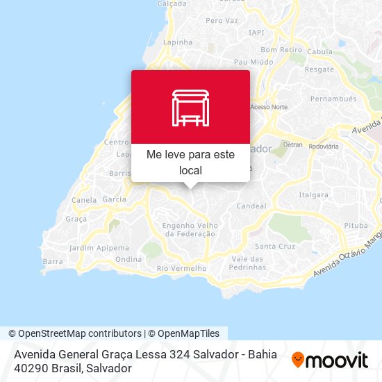 Avenida General Graça Lessa 324 Salvador - Bahia 40290 Brasil mapa