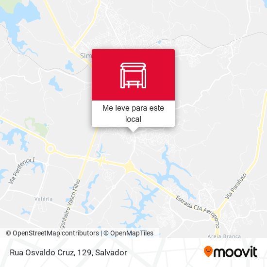 Rua Osvaldo Cruz, 129 mapa