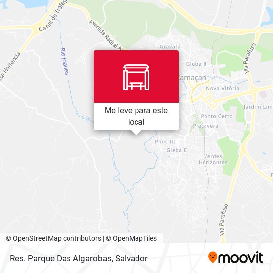 Res. Parque Das Algarobas mapa