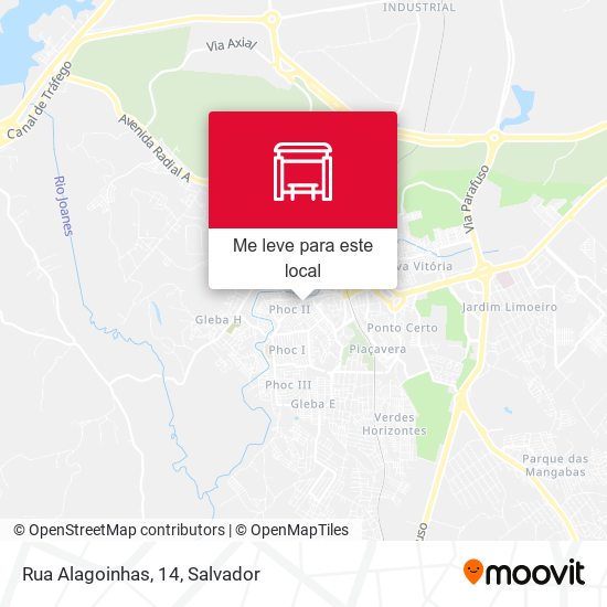 Rua Alagoinhas, 14 mapa