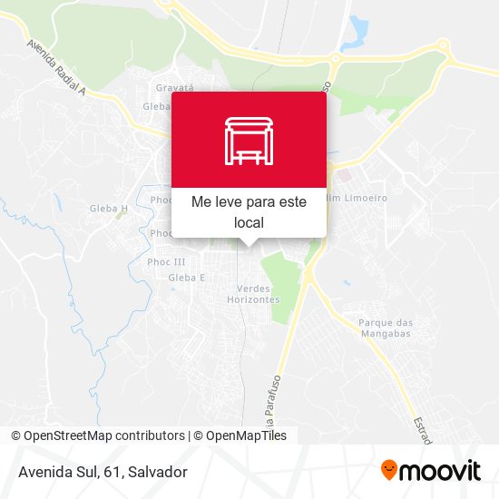 Avenida Sul, 61 mapa