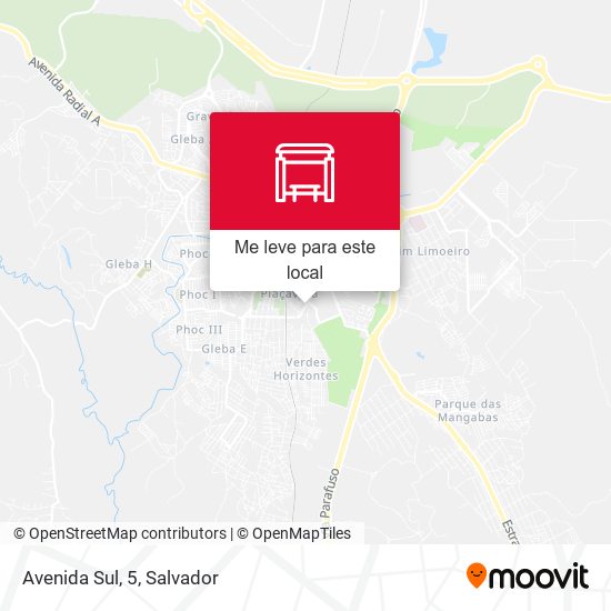 Avenida Sul, 5 mapa