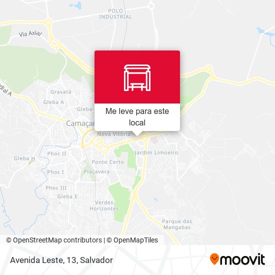 Avenida Leste, 13 mapa