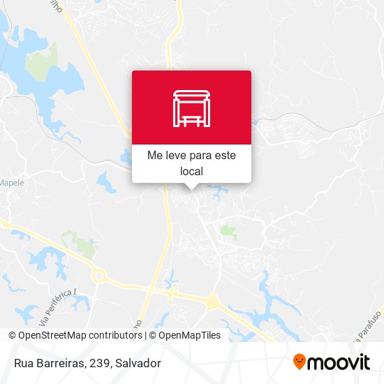 Rua Barreiras, 239 mapa