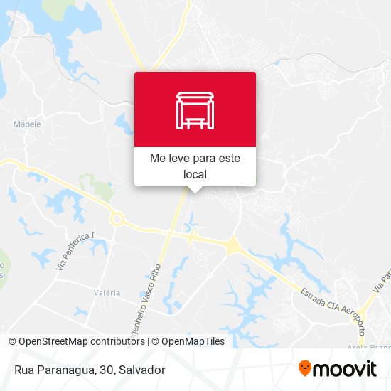 Rua Paranagua, 30 mapa