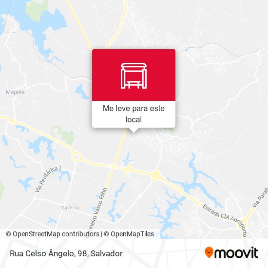 Rua Celso Ângelo, 98 mapa
