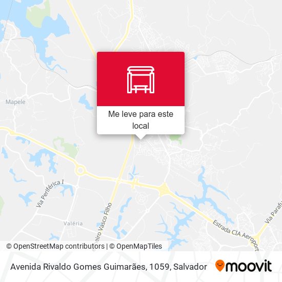 Avenida Rivaldo Gomes Guimarães, 1059 mapa