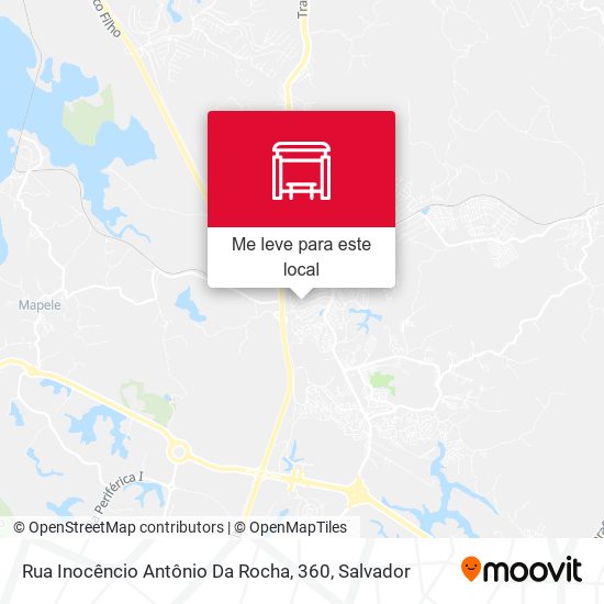 Rua Inocêncio Antônio Da Rocha, 360 mapa