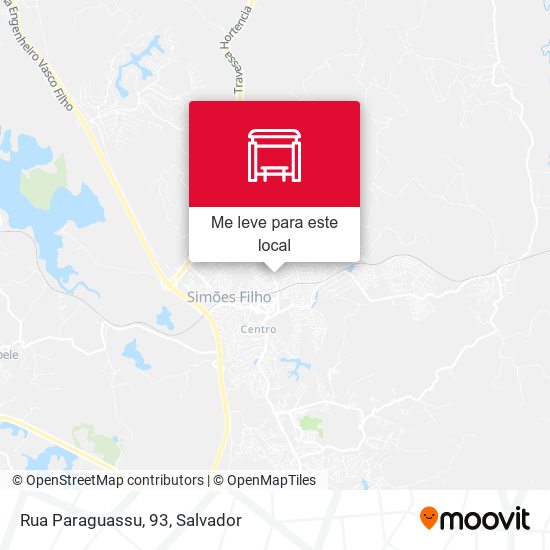 Rua Paraguassu, 93 mapa
