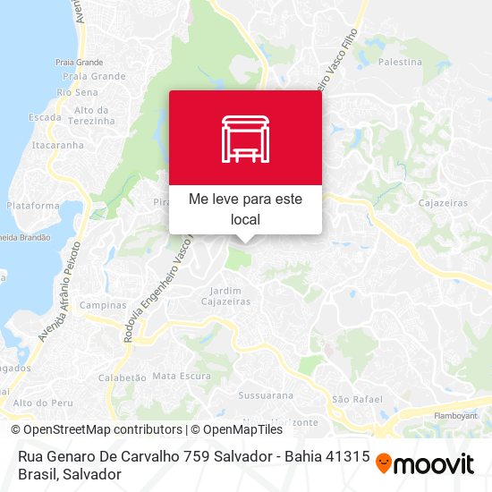 Rua Genaro De Carvalho 759 Salvador - Bahia 41315 Brasil mapa