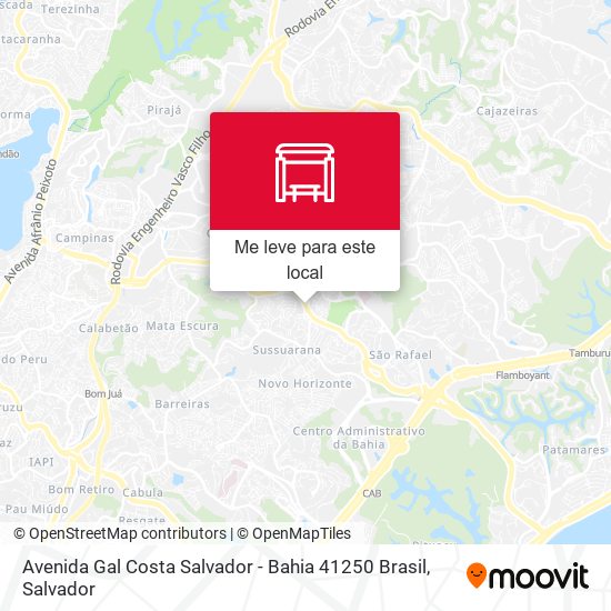 Avenida Gal Costa Salvador - Bahia 41250 Brasil mapa