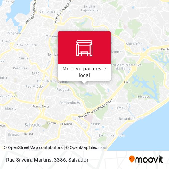 Rua Silveira Martins, 3386 mapa